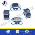 Proveedor China buena resistencia acero galvanizado tuerca hexagonal